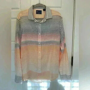 Charleston threads men’s XL button downcotton long sleeves 100 % Cotton Cool